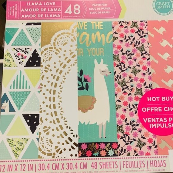 Craft Smith | Paper Pad | LLAMA LOVE - Picture 8 of 15